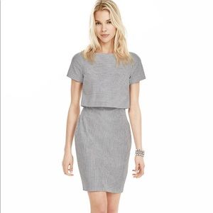 Banana Republic seersucker dress size 4 petite